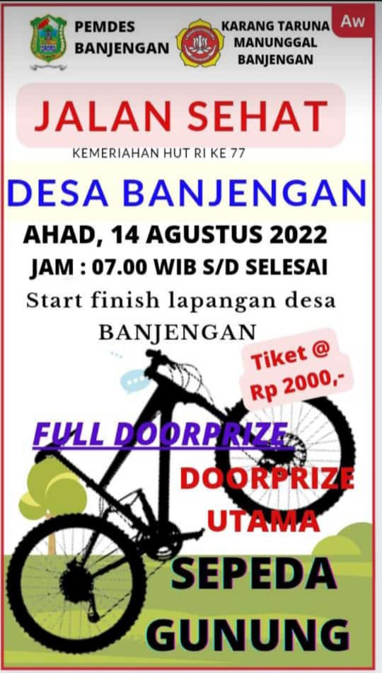 JALAN SEHAT KEMERIAHAN HUT RI KE 77